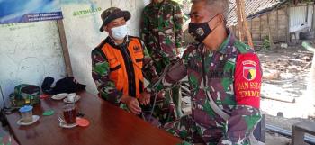 Anggota Satgas TMMD Kodim Bojonegoro Lakukan Cek Kesehatan  
